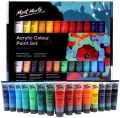 Mont Marte 18/24/36/48 Acrylic Color box 36ml paint Set for Professional Artists. 