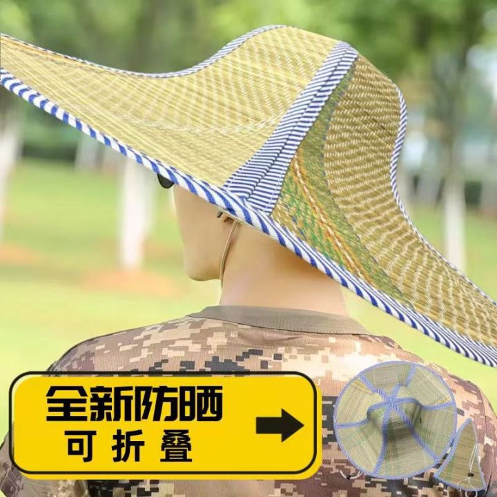Straw%20hats,%20farm%20work%20hats,%20fishing%20hats,%20large%20brims,%20migrant%20workers'%20sunhats,%20rainproof%20and%20sunscreen,%20can%20be%20folded%20and%20enlarged%20in%20summer%20-%20Image%203