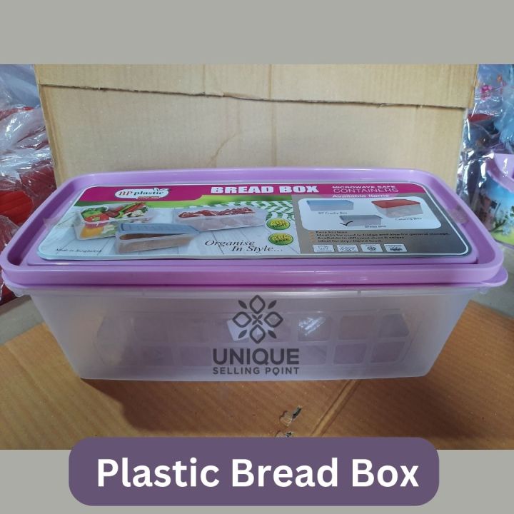 Plastic%20Bread%20Box,%20Kitchen%20Food%20Storage%20&%20Dispensers%20-%20Image%204