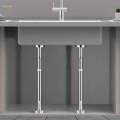 Undermount Sink Mounting Bracket Sturdy Installation and Repair System Adjustable Sink 40cm to 65cm. 