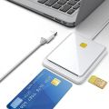 USB Smart Card Reader PCSC USB-CCID EMV ISO7816 for Bank CAC Chip Smart Card sim card adapter dni electronic citizen for Id Card. 