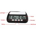 Chess Clock, Digital Chess Timer & Game Timer, 3-In-1 Multipurpose Portable Professional Clock Black.