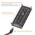 5V 3 pin ARGB Cable Splitter Hub ASUS AURA SYNC RGB Fan Hub Adapter SATA Power Extension Cable Adapter for PC RGB Fan Cooler. 