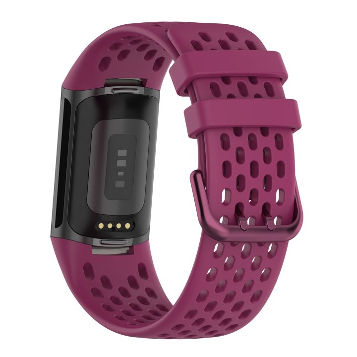 Solid%20Color%20Breathable%20Sports%20Silicone%20Watch%20Band%20For%20Fitbit%20Charge%206%20-%20Image%2010