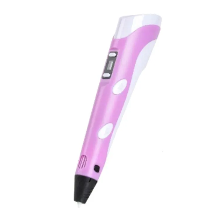 3D%20painting%20pen%20Three-color%20supplies%20Crafting%20Doodle%20Drawing%20Arts%20Printer%20PLA/ABS%20Filaments%20Kid%20Gift%20Pink%20-%20Image%203