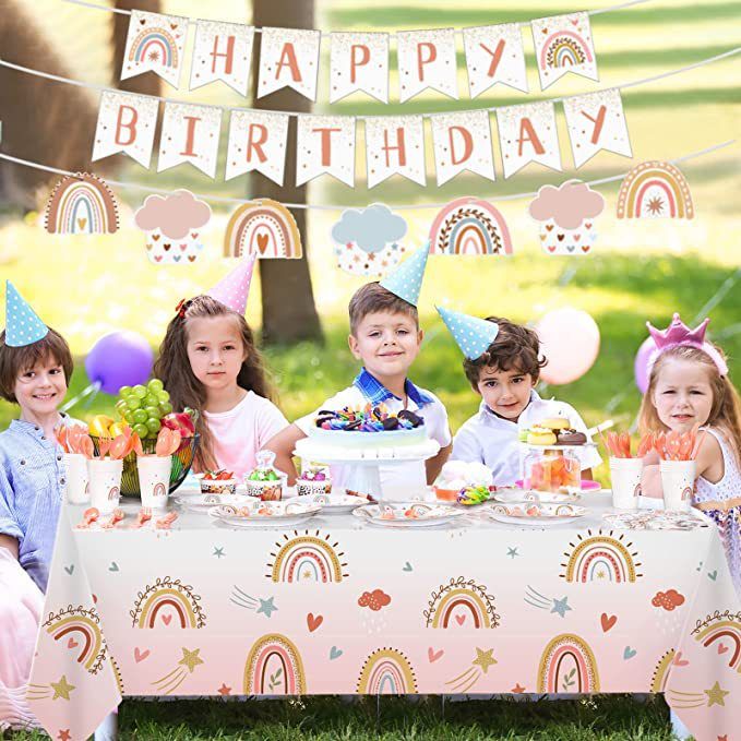 CHEEREVEAL%20Bohemian%20Rainbow%20Birthday%20Party%20Tableware%20Supplies%20Boho%20Disposable%20Paper%20Plates%20Paper%20Cups%20Paper%20Napkins%20Tablecloths%20Happy%20Birthday%20Banners%20Family%20Gathering%20Decors%20-%20Image%208