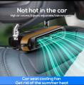 Car Seats Cooling Fans Front Rear Headrests Cooling Fans USB Car Fan Three Gear Wind Adjustable Wind Direction Car Cooling Fan Double Turbine Air Fans Car Universal. 