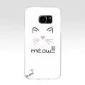 27AA Cute cats and animals gift Soft Silicone Tpu Cover phone Case for Samsung Galaxy S6 S7 edge Case. 