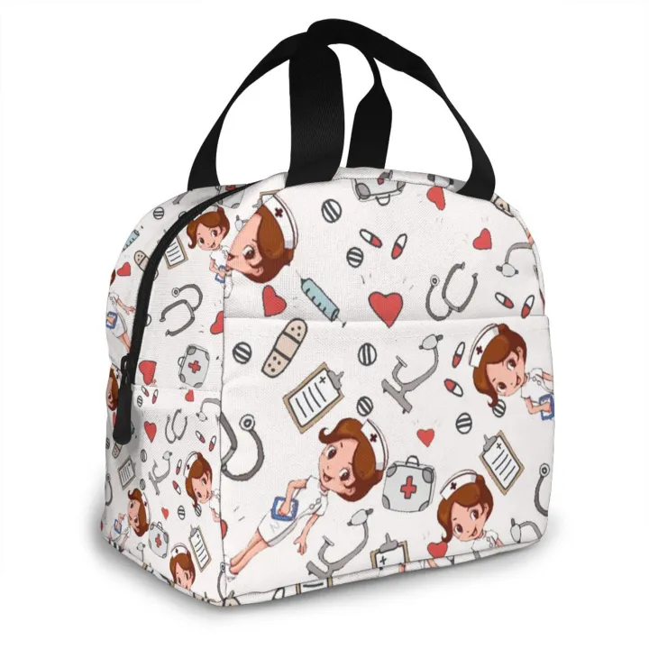 Doctors%20Nursing%20Nurse%20Insulated%20Lunch%20Bags%20Women%20Nurse%20Print%20Food%20Case%20Cooler%20Warm%20Bento%20Box%20for%20Kids%20Cute%20Lunch%20Box%20for%20School%20-%20Image%202