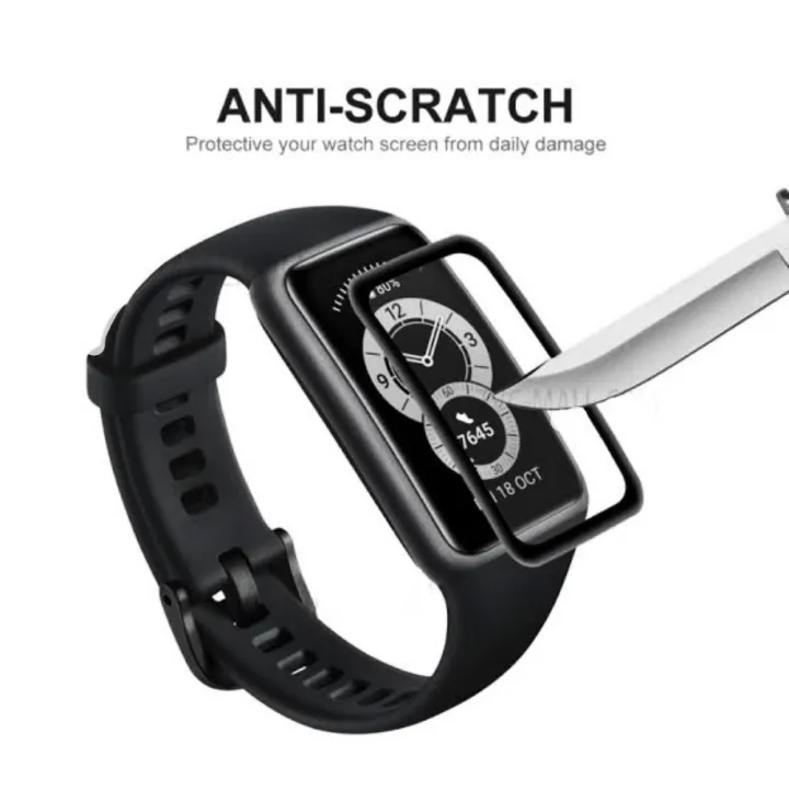 Honor%20Band%207%20Smartwatch%20Plastic%20Full%20Coverage%20HD%20Clear%203D%20Curved%20Edge%20Screen%20Protector%20For%20Smartwatch%20-%20Image%203