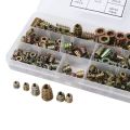 Threaded Inserts Nuts, Wood Insert Assortment Tool Kit, M4/M5/M6/M8 Furniture Screw Inserts Bolt Fastener(660 PCS). 