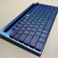 ECHOME Ultra Thin Wireless Low Profile Mechanical Keyboard Hotswap Linear Switch Metal Panel 87 Key Gaming Office Work Keyboard. 