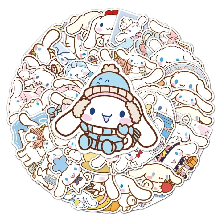 10/30/50PCS%20Funny%20Cinnamoroll%20Stickers%20Cartoon%20Cute%20Kids%20Toy%20Decals%20PVC%20DIY%20Luggage%20Stationary%20Wall%20Car%20Travel%20Sticker%20Wholesale%20-%20Image%203