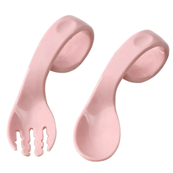 Safety%20Curly%20Handle%20Baby%20Spoon%20Fork%20for%20Baby%20Toddler%20Feeding%20Training%20Utensils%20Infant%20Children%20Spoon%20Tableware%20Food%20Grade%20PP%20-%20Image%204