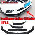 Carbon Fiber Front Bumper Lip Spoiler Chin Body Kit For Nissan Sentra 2016-2019 Front Bumper Splitter Diffuser. 
