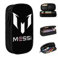 Messis 10 Football Argentina Pencil Cases Classic Pen Bag Girls Boys Big Capacity School Supplies Zipper Pencilcases. 