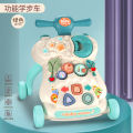 Hot-Selling Baby Walker Anti-O-Leg Multi-Functional Three-in-One Early Educaion Puzzle Baby Walking Aid Toy Anti-Rollover. 