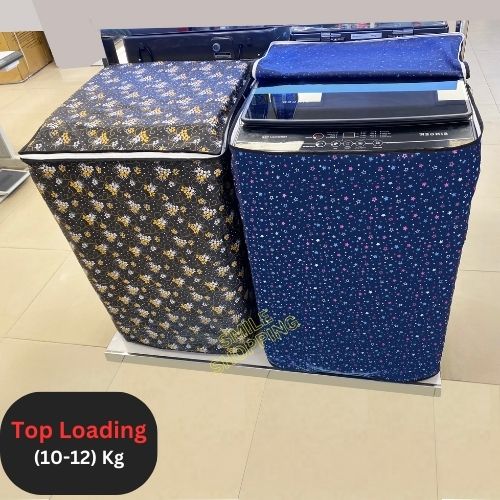 Dustproof Washing Machine Cover (10-12 Kg) Dustproof Top Loading Washing Machine Cover