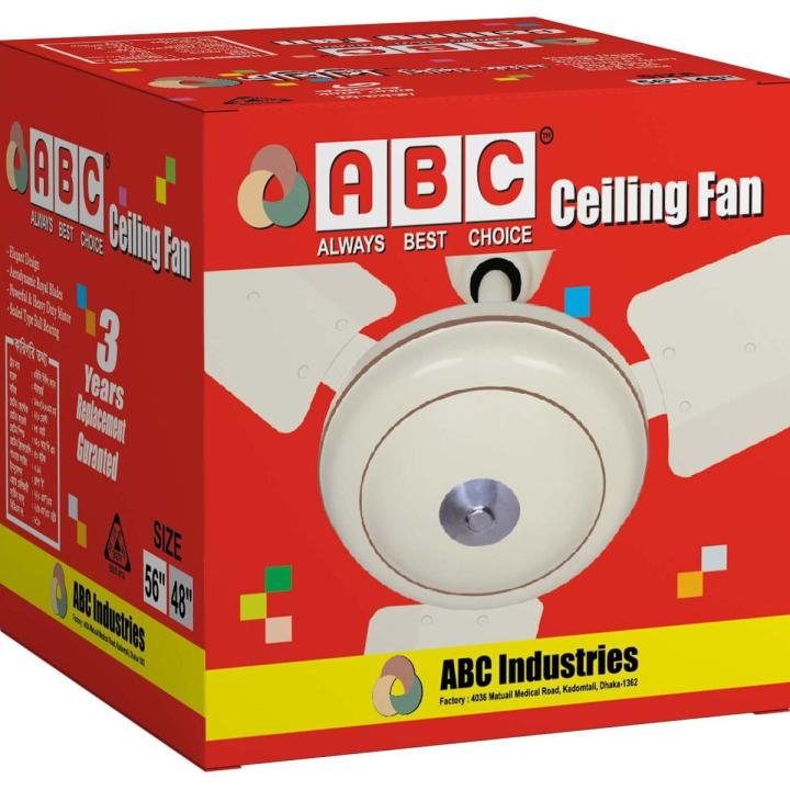 Ceiling Fan ABC 56 inch-3 Year Warranty | Daraz.com.bd