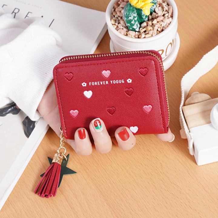 Stylish%20and%20Fashionable%20Ladies%20Hand%20Bag%20for%20Women%20-%20Mini%20Zipper%20Wallet%20for%20Women/%20Wallet%20Purse%20for%20Girls%20Simple%20-%20Female%20Short%20Purses%20for%20Girls%20-%20Image%203