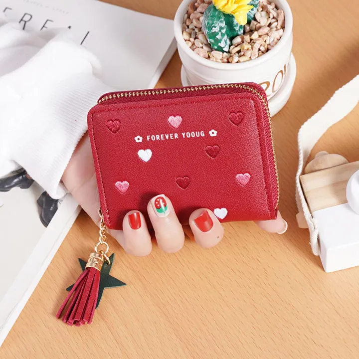 Stylish%20and%20Fashionable%20Ladies%20Hand%20Bag%20for%20Women%20-%20Mini%20Zipper%20Wallet%20for%20Women/%20Wallet%20Purse%20for%20Girls%20Simple%20-%20Female%20Short%20Purses%20for%20Girls%20-%20Image%203