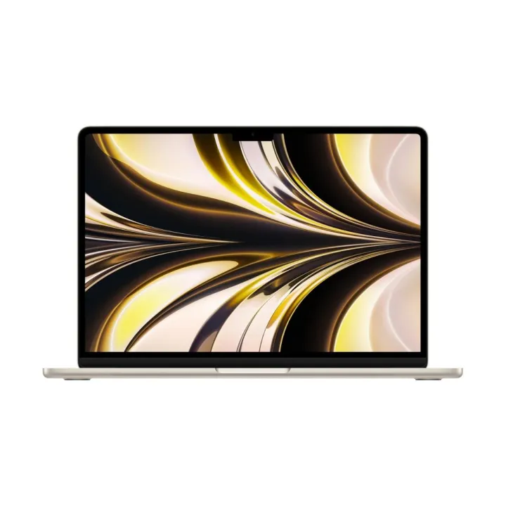 Apple MacBook Air M2 Chip 8-Core CPU 8-Core GPU 13.6-inch Liquid Retina display with True Tone 8GB RAM 256GB SSD STAR LIGHT - Laptop