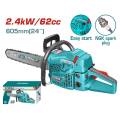 Gasoline chain saw 24" INDUSTRIAL TOTAL-TG5602411. 