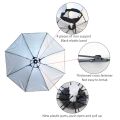 Foldable Head Umbrella Hat Anti Rain Anti Sun Head Mounted Headwear Sun Cap Outdoor Fishing Golf Cycling Hiking Camping Shade.