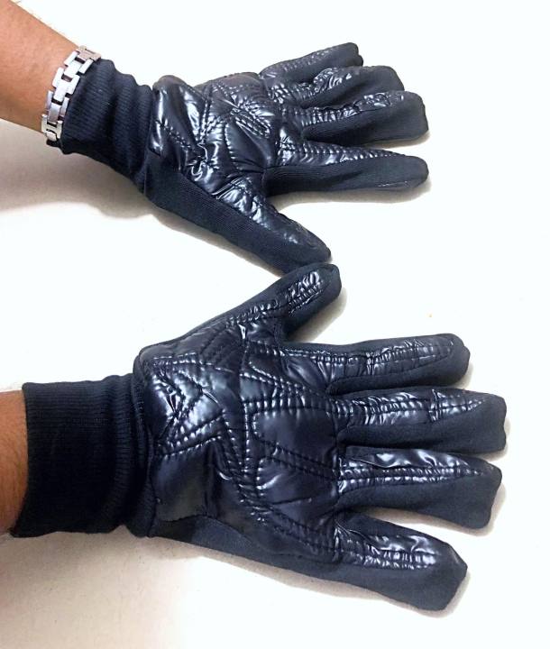 Hand Gloves for Winter Artificial Leather Looks Full Hand Coverage For Man And Woman/Winter Hand Gloves