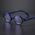 Good Sight Blue Frame Retro Smart Reading Glasses Blue Light Glasses Vintage Round Glasses Women +1.5+2+2.5+3. 