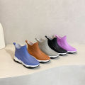 Japanese fashion color-block thick-soled low-cut women's rain boots wear-resistant, waterproof and non-slip sleeve shoes, work shoes worn outside the kitchen. 