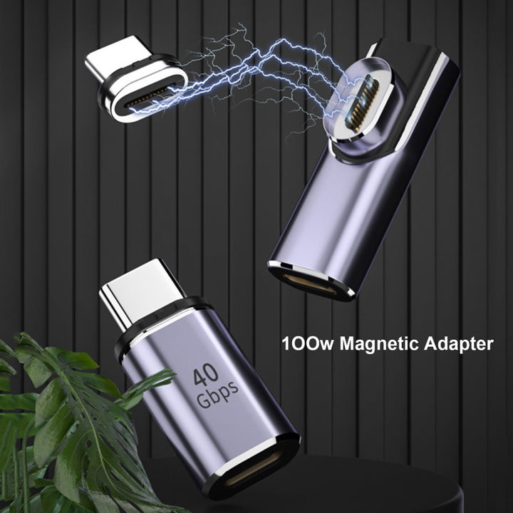 Type-c%20%20Magnetic%20%20Adapter%20Usb%204.0%20C%20Male%20To%20Type-c%20Female%20Converter%20Cable%20Magnetic%20Elbow%2040gb%20Connector%20-%20Image%203