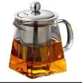 Heat Resistant Glass Teaset Flower Tea Pot Puer Kettle Coffee Teapot 600ml.