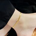 Trendy Women Rose Golden Butterfly Stone Payel Nupur Anklet for Girls Fashion - Anklet for Girls Simple.