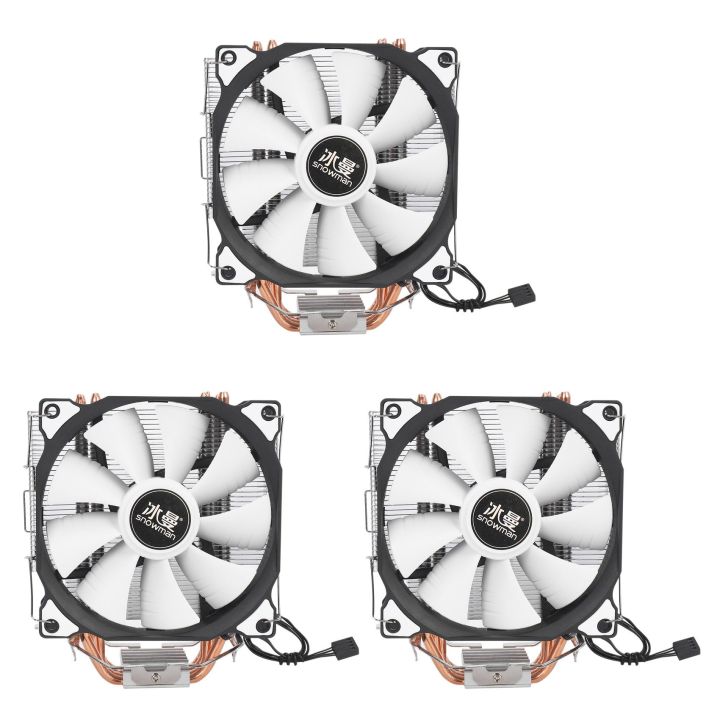 3X CPU 5 Direct Contact Heatpipes Freeze Tower Cooling System CPU ...