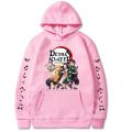 fashion Demon Slayer Hoodies Streetwear Demon Slayer pullover Sweatshirt Men Fashion autumn winter  Hop hoodie pullover. 