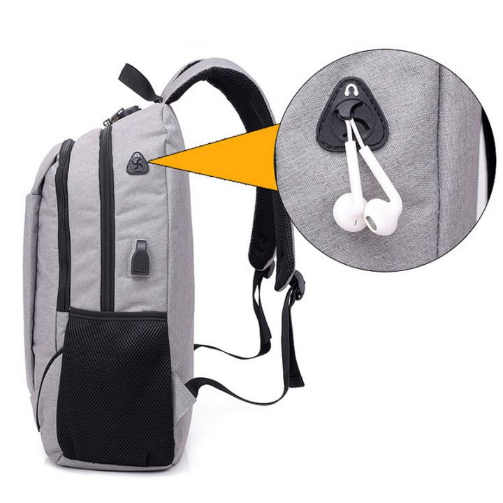 15.6Inch%20Anti-Theft%20Waterproof%20Laptop%20Backpack%20Add%20Usb%20Charging%20And%20Headphone%20Port%20Laptop%20Bag%20With%20Security%20Lock%20-%20Image%203