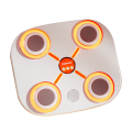 Music Boxing Target for Kids Boxing Machine Wall Mounted with LED Light Bluetooth Sensor Gym Exercise Equipm B. 