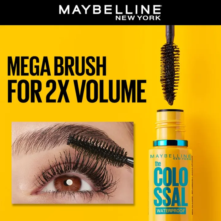 Maybelline%20New%20York%20Mascara,%20Volumizing%20&%20Lengthening,%20Waterproof,%20Black,%20Volume%20Express%20Colossal,%2010ml%20-%20Image%202