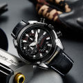 [ New Product - High-Grade Leather Multi-Function Chronograph Calendar Men's Quartz Watch ] Model ：2065G。 This Style. 