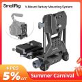 SmallRig V-Mount Battery Plate, V Lock Battery Mounting Plate with Quick Release Plate for Arca-Swiss, 1/4-20 Threads for DSLR. 