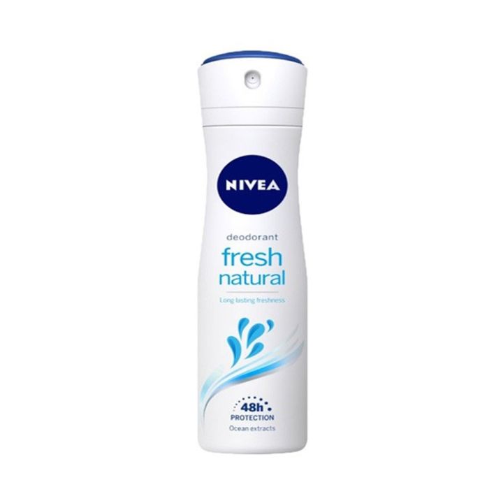 International Germany product Body Spray NIVEA Fresh Natural used for female - 150 ml