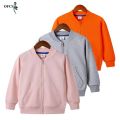 Selling 2-12 Year Old Girls Jacket Spring Children's Solid Cotton Fleece Clothes Boys Coat Outerwear Kids Full Casual New Blazer.