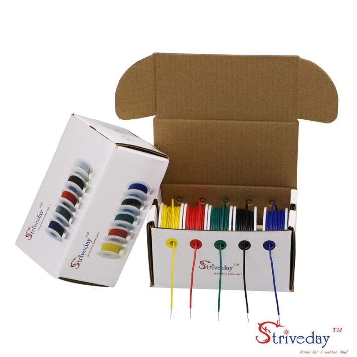 20%2022%2024%2026awg%20(%205%20colors%20Mix%20Solid%20core%20Wire%20Kit%20)%20Tinned%20Copper%20Electrical%20line%20Cable%20wires%20Wire%20DIY%20-%20Image%203