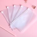 A5 A6 A7 A4 B5 Binder Pockets Waterproof PVC Pouch Transparent Binder Zipper Folders File Manager Storage Folder Document Filing Bags 6 Holes Organizer Storage Loose Leaf Bag.