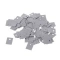 10Pcs Thermal Insulator Pad For TO-3P Transistor Silicone Insulator TO3P Insulator Sheet For 5200 1943 Mosfet Transistors With Insulation Plastic Washer Grease G-uns.