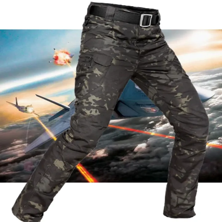 NEW%20Men's%20Casual%20Cargo%20Pants%20Waterproof%20Outdoor%20Hiking%20Jogger%20Multi-cket%20Work%20Pant%20%20%20Trousers%20Plus%20Size%206XL%20-%20Image%205