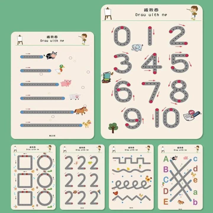 2024%20Magical%20Tracing%20Workbook%20Set%20Children%20Pen%20Control%20Training%20Practice%20Copybook%20for%20Kids%20Early%20Educational%20Draw%20Line%20Card%20Toy%20-%20Image%204