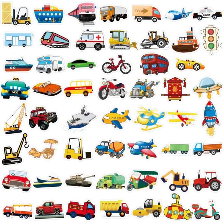 50%20Pcs/Set%20Fire%20Truck%20Graffiti%20Sticker%20for%20Kids%20Notebook%20Hand%20Account%20Pencil%20Case%20Decoration%20Waterproof%20Label%20Stickers%20-%20Image%207