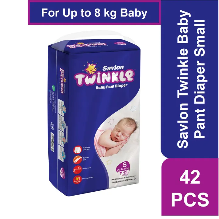 Savlon%20Twinkle%20Baby%20Pant%20Diaper%20Small%2042%20pcs%20-%20Image%202